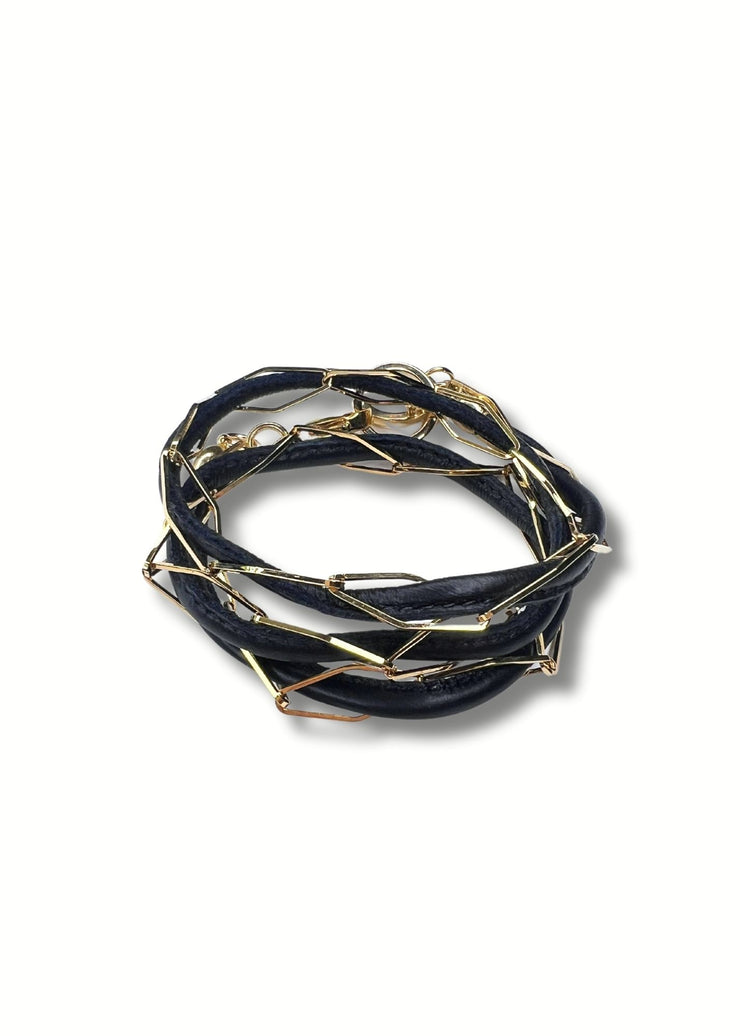 Chain Weave Bracelet | Gold