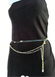 1/8th Prism Chain Belt | Gold