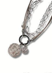 Coin Necklace | Silver