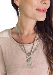 Coin Necklace | Silver