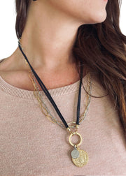 Coin Necklace | Mix Metal