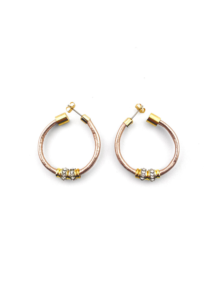 1" Hoop Earring | Gold