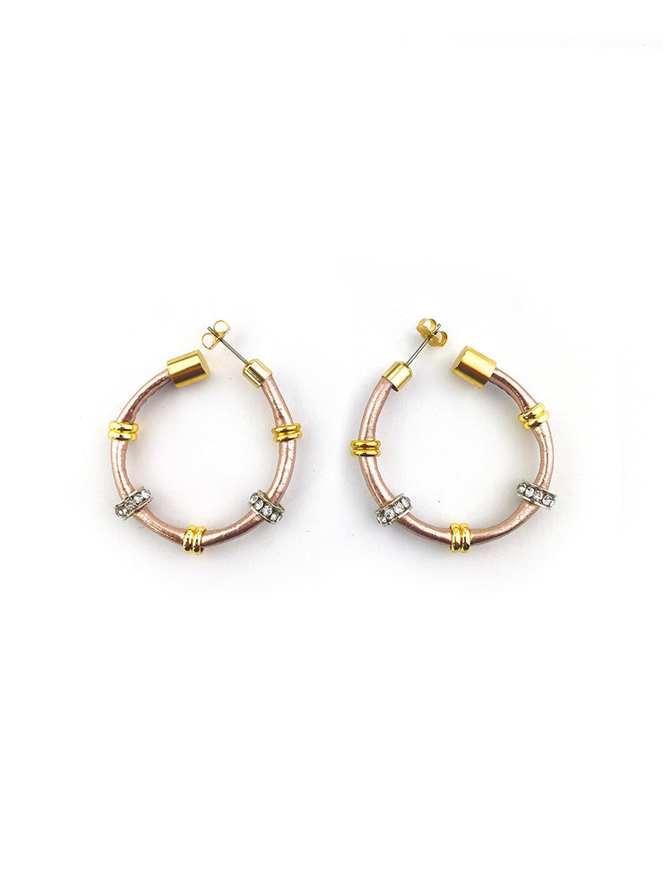 1" Hoop Earring | Gold